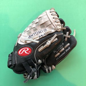 Used Rawlings Sure Catch Right-Hand Throw Infield Baseball Glove (10.5")