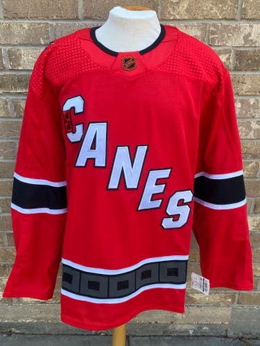 Adidas Carolina Hurricanes Pro Stock Official Game Jersey HURRICANES Reverse Retro 8444