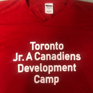OJHL Toronto JRC Camp red XL jersey