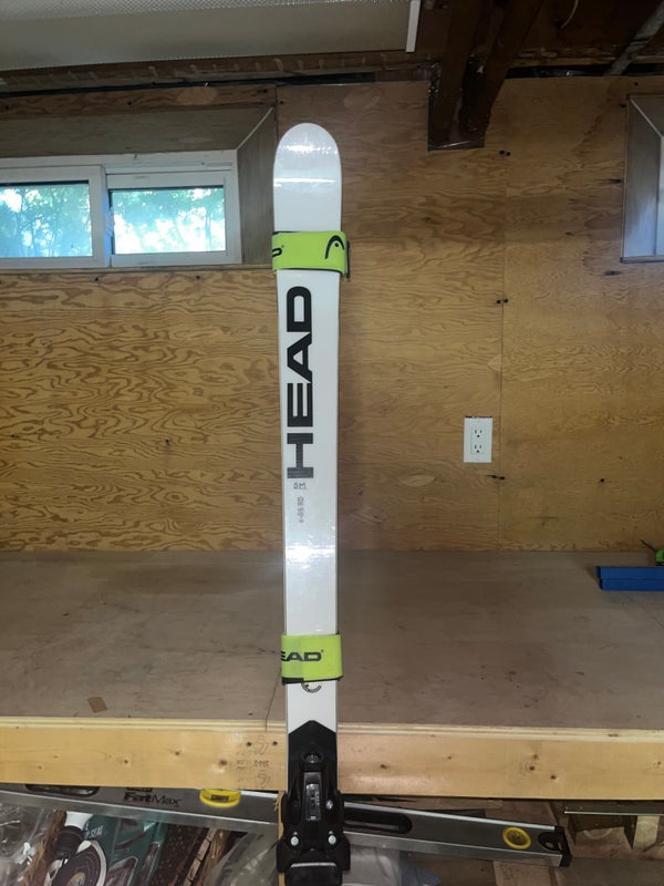 Used 2022 HEAD 188 cm Racing World Cup Rebels GS Skis With Bindings