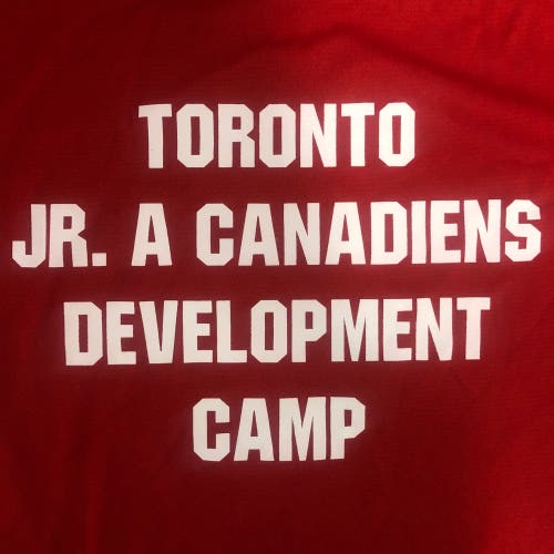 OJHL Toronto JRC Camp red XL jersey