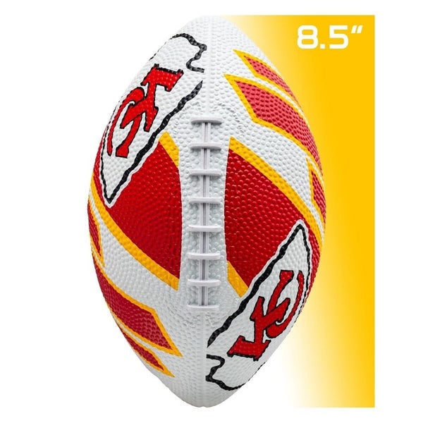 Franklin Kansas City Chiefs Mini Rubber Football Red Yellow White