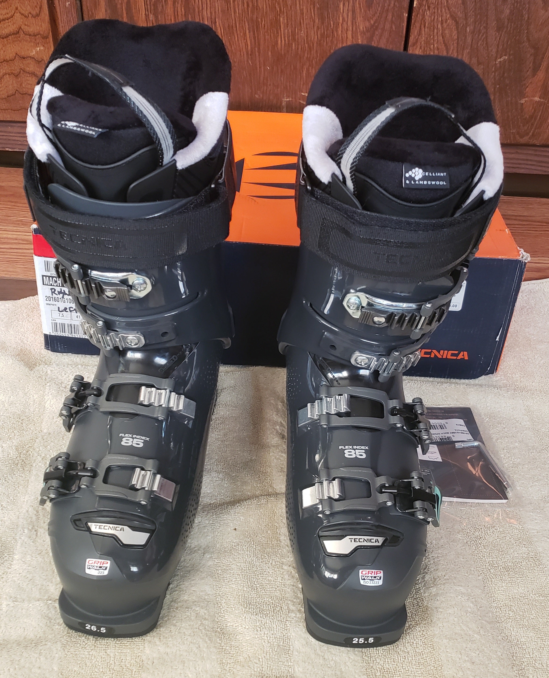 WOMEN 8.5/ 2023 TECNICA MACH SPORT MV 85 W Ski Boots GRIP WALK*NEW