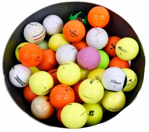 PREMIUM  COLOR GOLF BALL FROM THE LOT - FLAT SHIPPING FOR ALL QUANTITIES