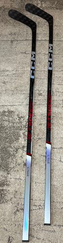 New! 2 Pack! 2x 75 Flex P28 Left Hand JetSpeed FT6 Pro “Red” Hockey Sticks