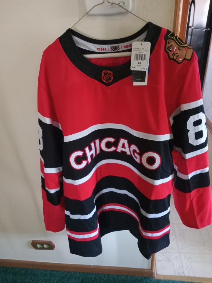 Customizable Chicago Blackhawks Adidas Home Authentic Jersey 54