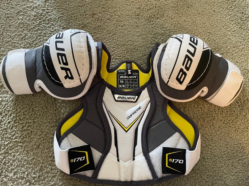 Used Youth Medium Bauer Supreme S170 Shoulder Pads