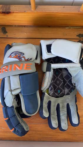 Used Goalie Brine Lacrosse Gloves 13"