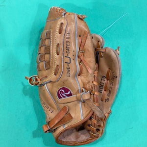 Used Rawlings Fastback Right Hand Throw Baseball Glove Unknown