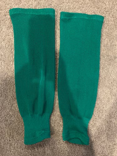 Green Used Youth Small  Knit Hockey Socks