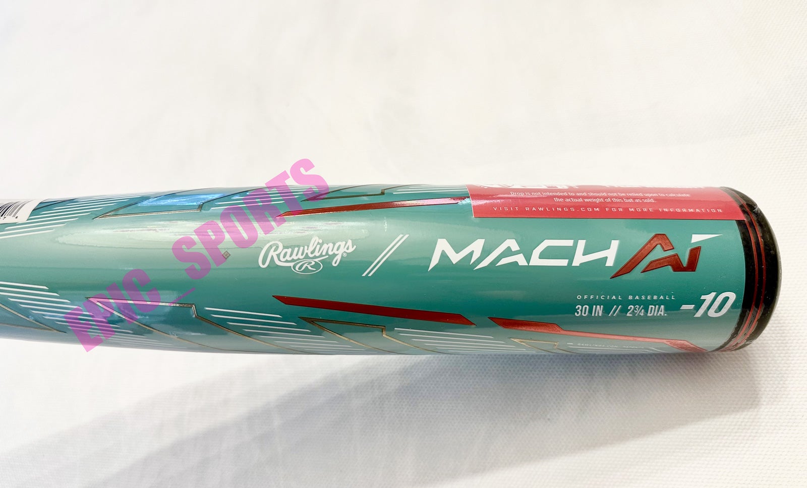 Mazza Da Baseball Rawlings Mach AI USSSA, Canna 2 3/4, Colore Mint/Nera - Nuova