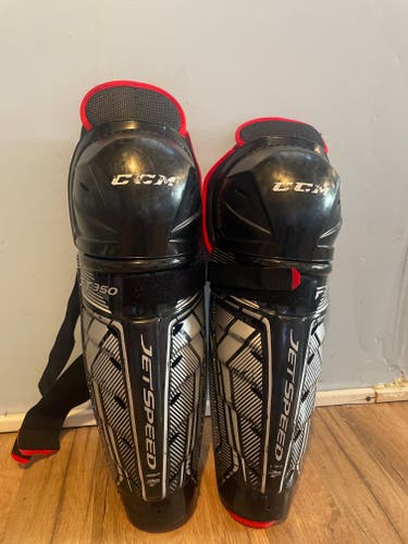 Used CCM JetSpeed FT350 Shin Pads
