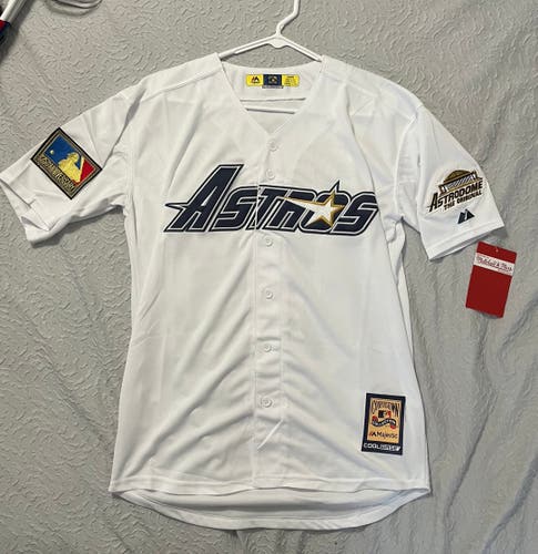 Craig Biggio Houston Astros 1994 Home White Throwback MLB 125th Anniversary