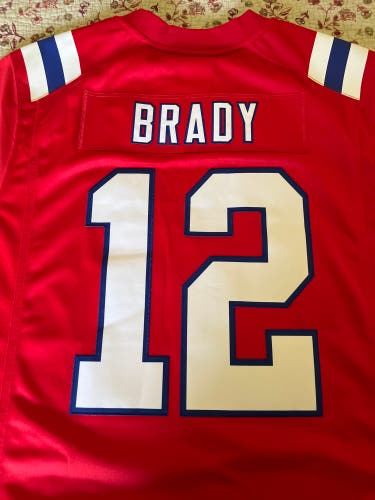 Nike XL Retro Tom Brady New England Patriots Jersey