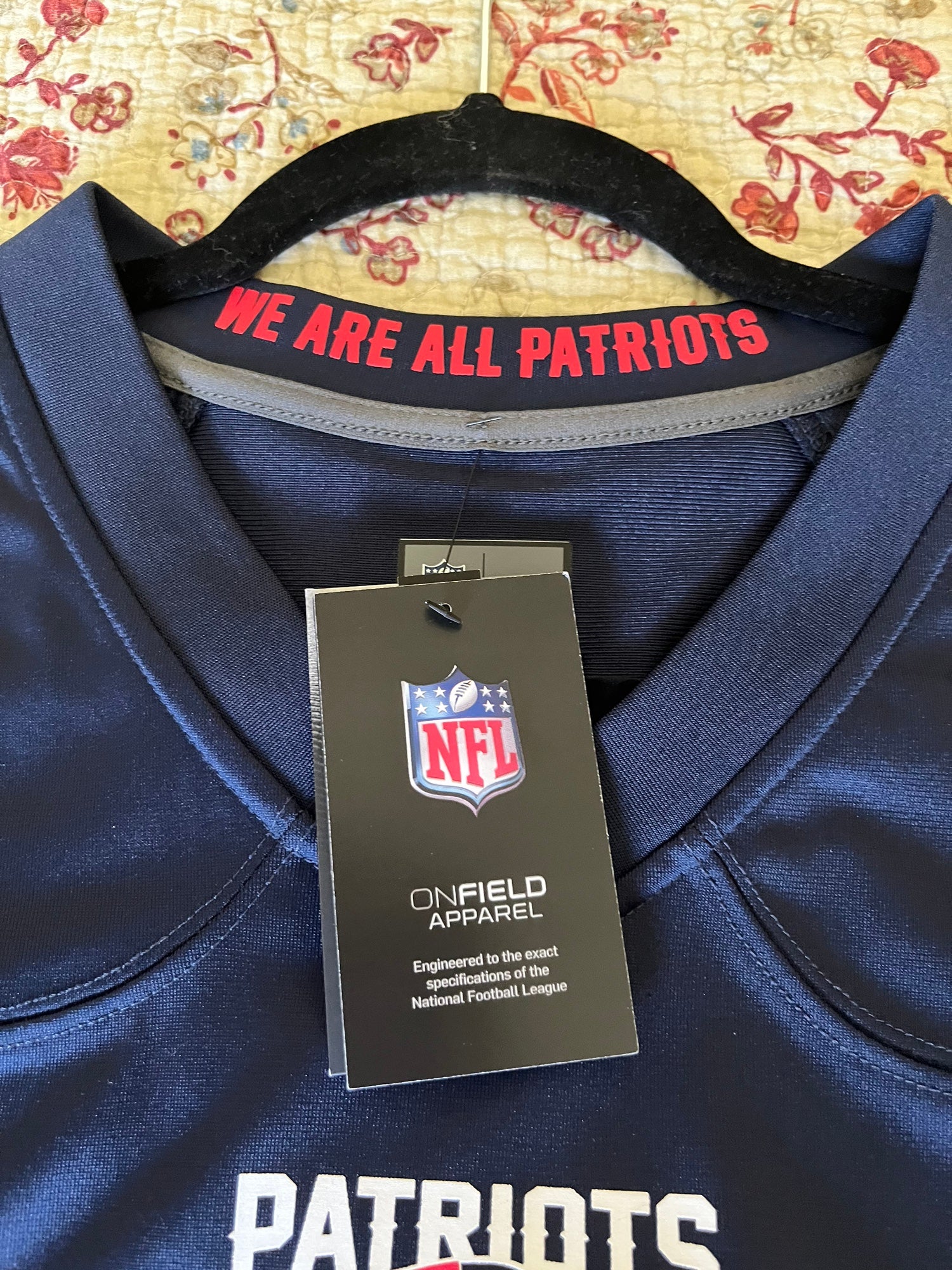 New England Patriots NFL Jersey - Nike Road Jersey - XL