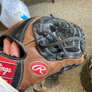 Used Rawlings Premium Series Right Hand Throw Infield Baseball Glove 12"