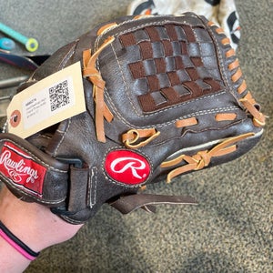 Used Rawlings Right Hand Throw Softball Glove 12"