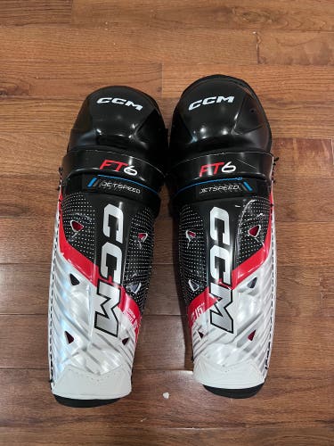 CCM FT6 Shin Pads 15”