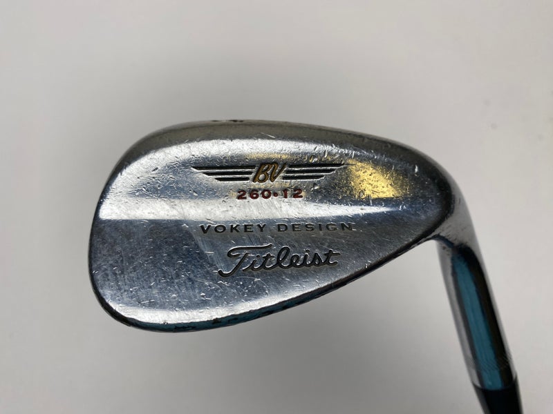 Titleist Vokey Chrome 200 60* 12 Select Stiff Graphite Mens RH Midsize Grip