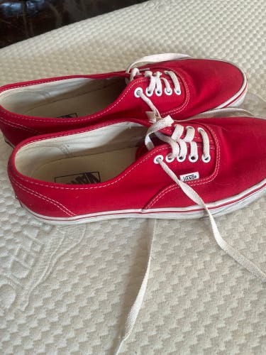 Red Vans (Size 10.5)
