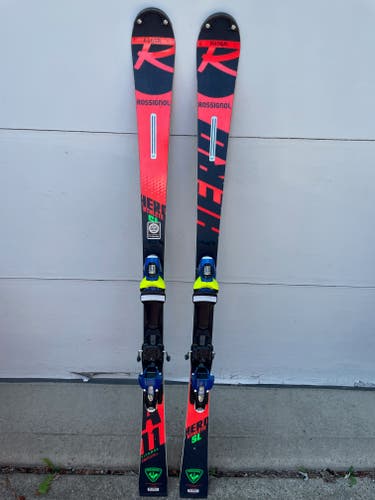 Used Rossignol 150 cm Hero Athlete SL Skis With Look SPX 12 Din Bindings
