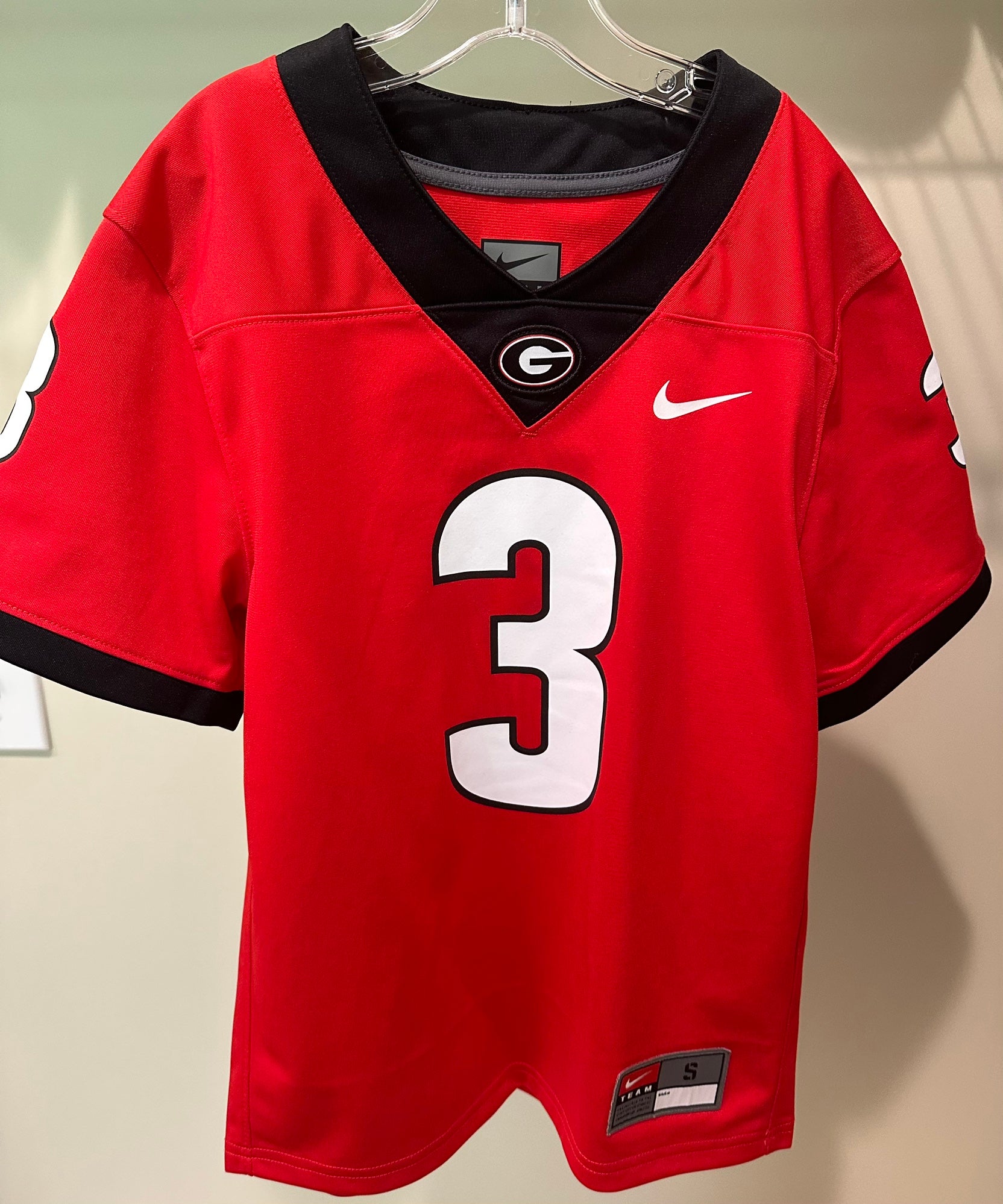 University Of Georgia Youth Small Football Jersey