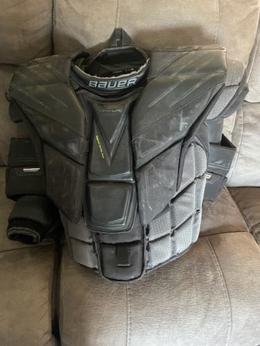Used Large Bauer Hyperlite Goalie Chest Protector Pro Stock