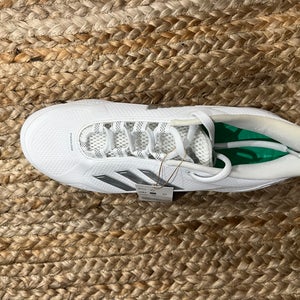 White Men's Size 10.5 Molded Cleats Low Top Icon 7 (TPU)