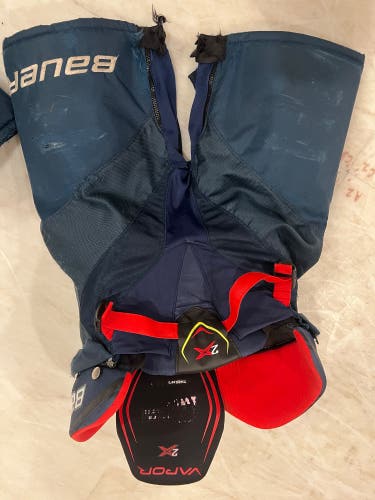 Blue Senior Used Small Bauer VAPOR 2X Hockey Pants