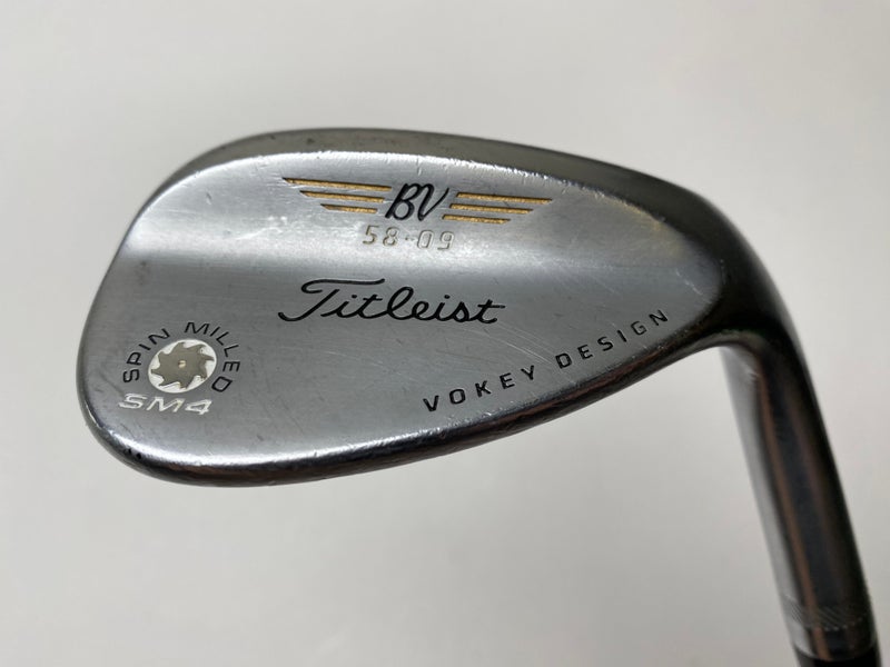 Titleist Vokey Spin Milled SM4 Chrome LW 58* 9 Nippon NS Pro 1050GH Stiff RH