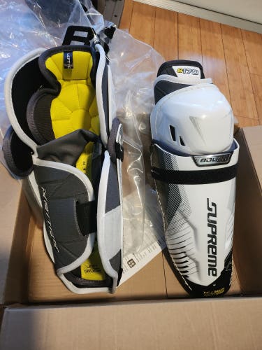 New Bauer Supreme S170 Shin Pads 14 inch