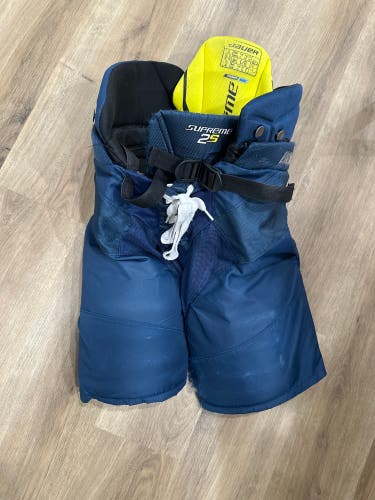 Bauer Junior Large 2S hockey pants navy