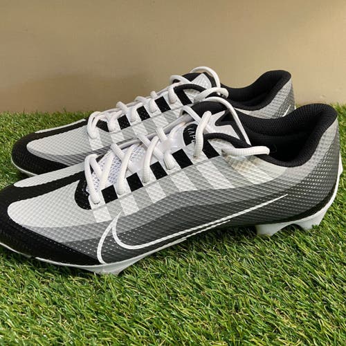 Nike Vapor Edge Speed 360 Black Grey Football Cleats DQ5110-001 Men's 13 NEW