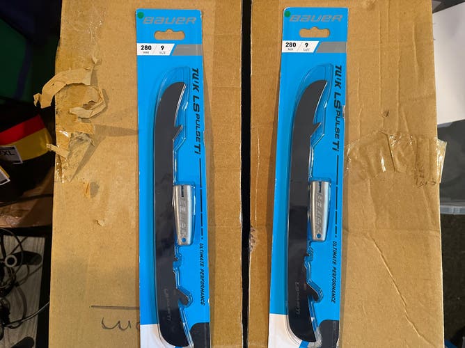 Bauer Pulse TI size 9 280 Edge steel(one Pair)-brand new in packaging