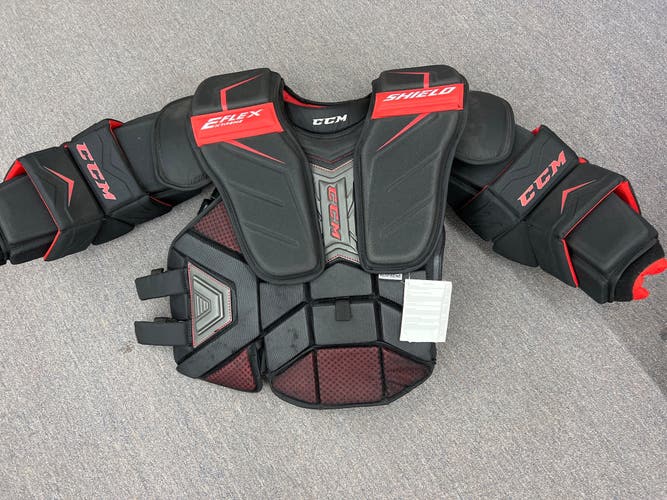 Used Large CCM Extreme Flex Shield Pro Goalie Chest Protector