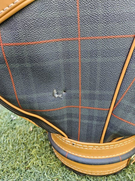 Trussardi Leather Caddy Golf Bag, 3 Way Top, With RainHood, 6
