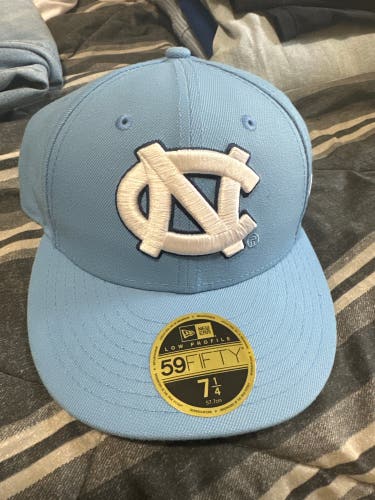 New UNC Baby Blue 59 Fifty Low Profile Fitted