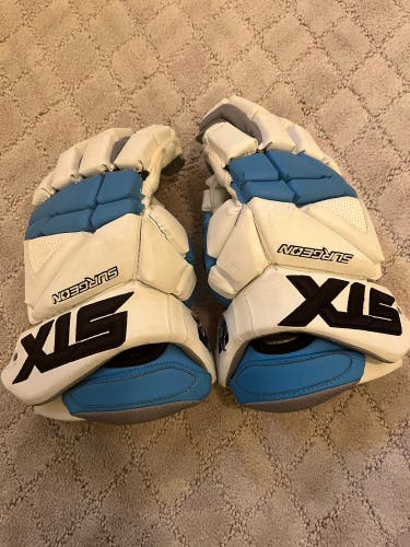 Used (Like New) Custom Retro John’s Hopkins STX Surgeon 500 13” Lacrosse Gloves