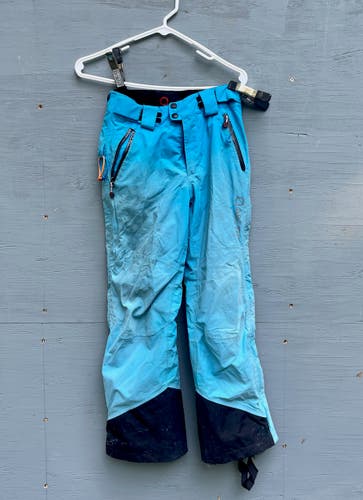 Used Blue Unisex  Youth Small Arctica Ski Pants--sidezips!