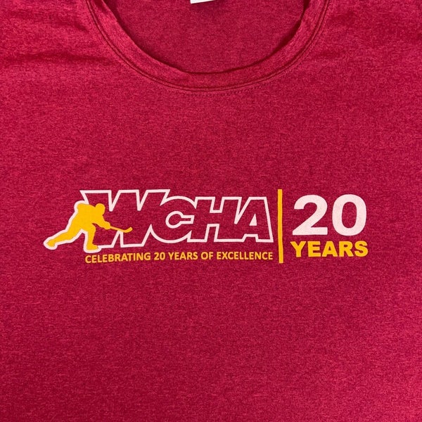 WHCA Mens Shirt Small Red Short Sleeve Tee Sports Casual Top NCAA Ice Hockey