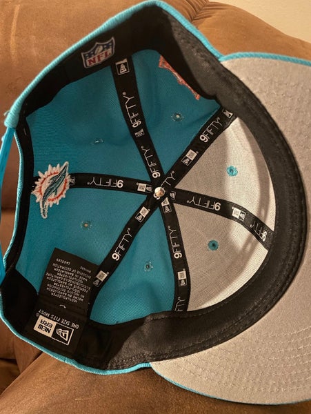 VTG Throwback Miami Florida Marlins Snapback M-L Teal Baseball New Era Hat