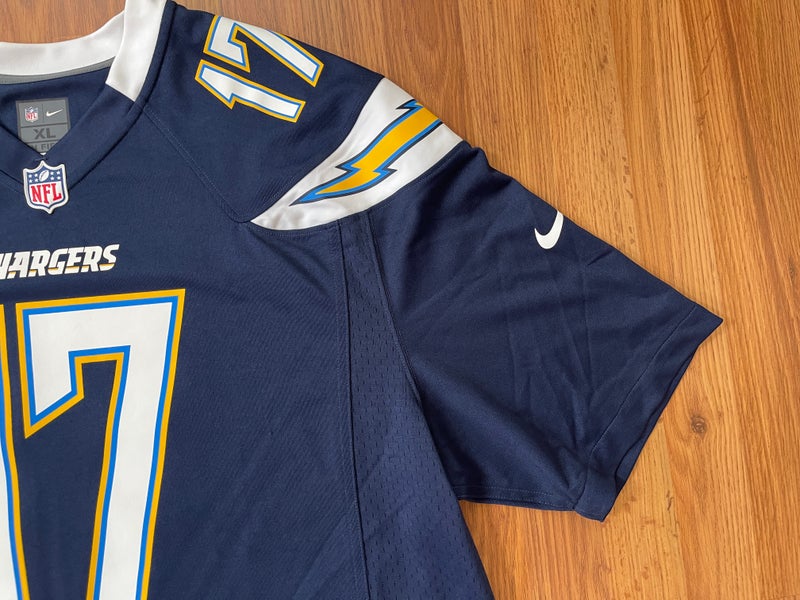 Philip Rivers Los Angeles Chargers Nike Alternate Game Jersey - Powder Blue, Size: XL