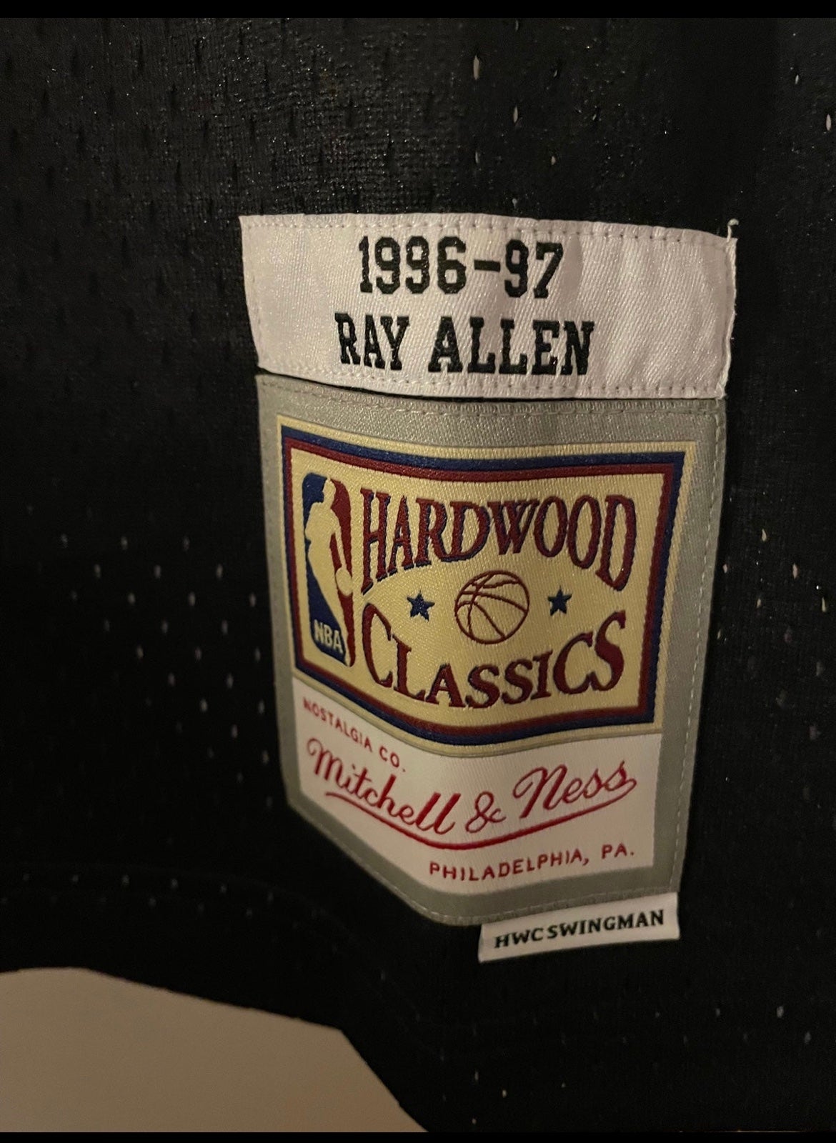 Women's Mitchell & Ness Hardwood Classics Ray Allen Milwaukee