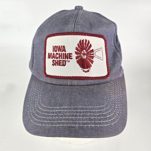 VTG K Products Iowa Machine Shed Mesh Snapback Gray Hat Farm Agriculture USA