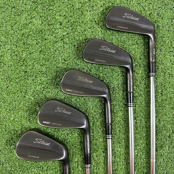 Titleist 712 MB Forged Obsidian Black 5-PW Iron Set No 6 Iron