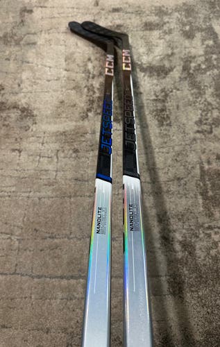 New! 2 Pack! 2x 70 Flex P29 Left Hand JetSpeed FT6 Pro “1 Blue/ 1 Chrome” Hockey Sticks
