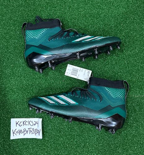 Adidas Adizero 8.0 SK Football Cleats Green F35195 Mens size 11.5