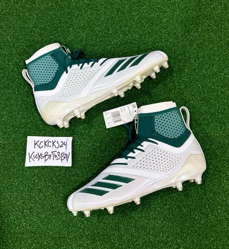 Adidas Adizero 5-Star 7.0 SK Football Cleats White Green DA9566 Mens size 11.5