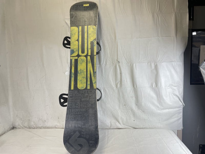 Used Burton Clash 155 Cm Snowboard Combo W Md Burton Freestyle
