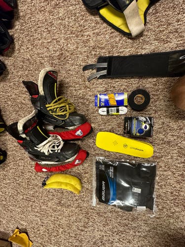 Used Bauer Size 7 Fit 2 Vapor 2X Pro Hockey Skates - With Extras!